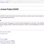 Harvard Open Access Project (HOAP)