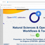Webinars OpenAire e FOSTER – Open Access Week 2017