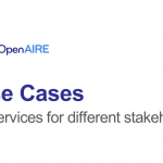 Serviços OpenAIRE: casos de uso