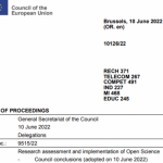 Council Conclusions on research assessment and implementation of Open Science