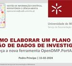 OpenDMP PortAberta – criação de Planos de Gestão de Dados