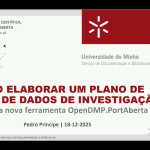 Assista ao mais recente webinar da ferramenta OpenDMP PortAberta!